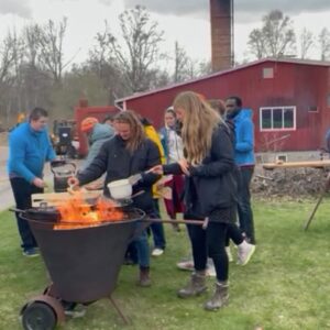 Sustainable bonfire celebration Sweden